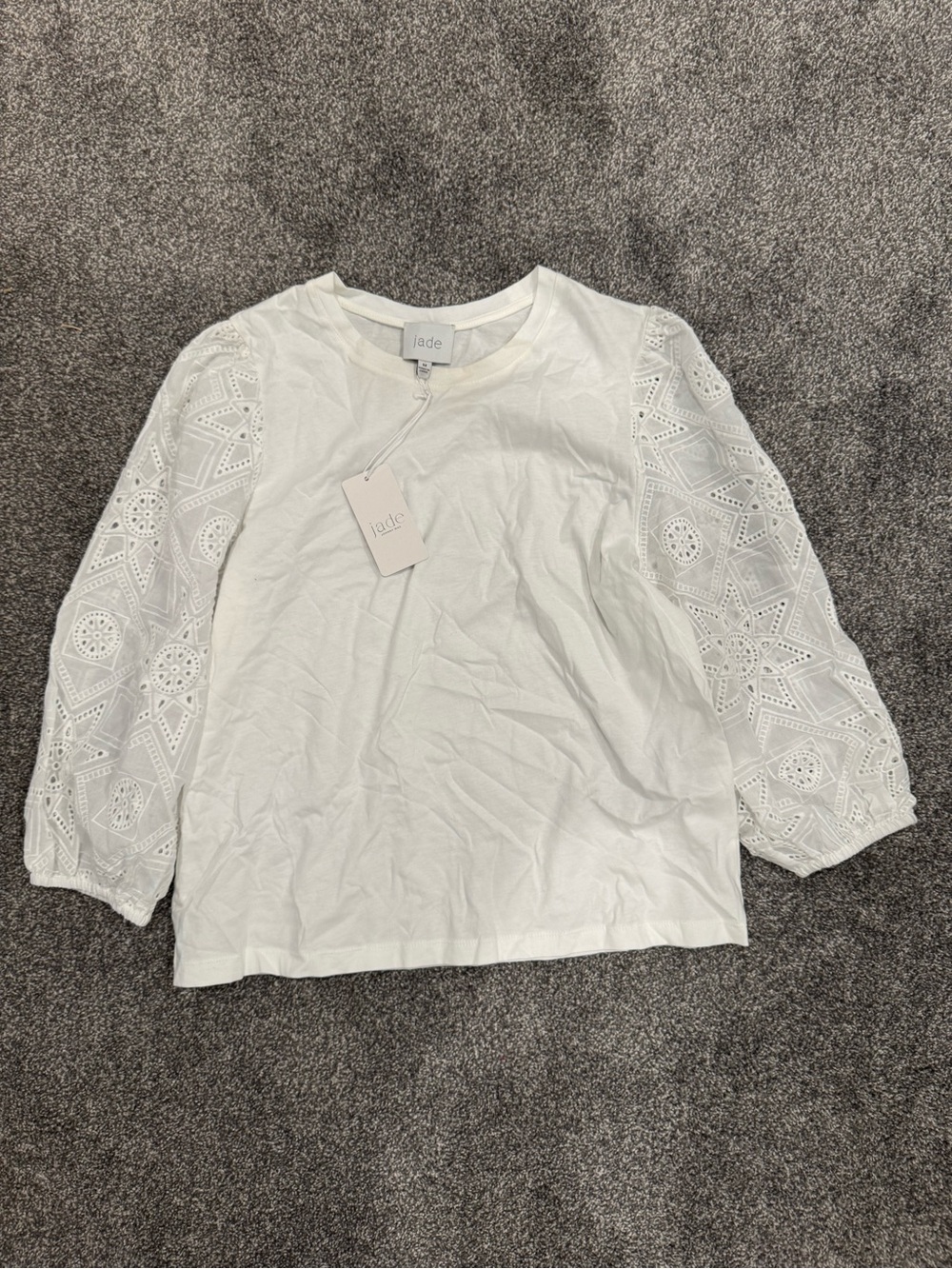 Jade by Johnny Was White Blouse